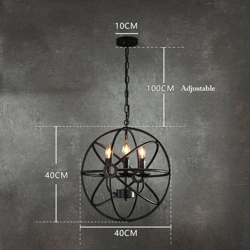 American Chandelier Industry Wind Led Lamps Pendant
