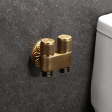 Antique Bronze Toilet Bidet Sprayer Set Brass Double Use Bidet Faucet Bathroom Sprayer Shower Bidet Faucet High
