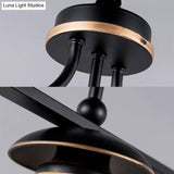 Black Glass Barrel Island Pendant Light - Classic 3-Light Dining Room Hanging Fixture