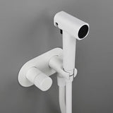 Brush Rose Gold Hand Held Bidet Sprayer Douche Toilet Kit Brass Bidet Faucet Set Hot and Cold Valve Set Jet Bathroom