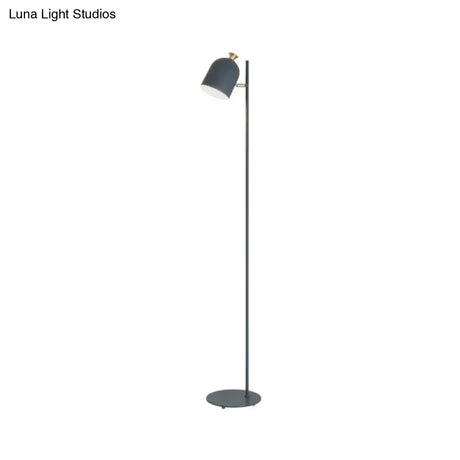 Candy Colored Metal Floor Light - Stylish Macaron Design For Living Room