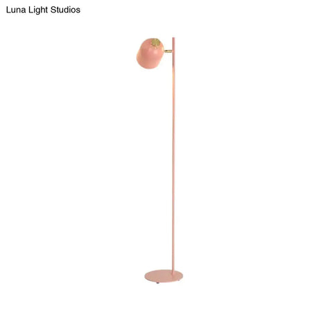 Candy Colored Metal Floor Light - Stylish Macaron Design For Living Room
