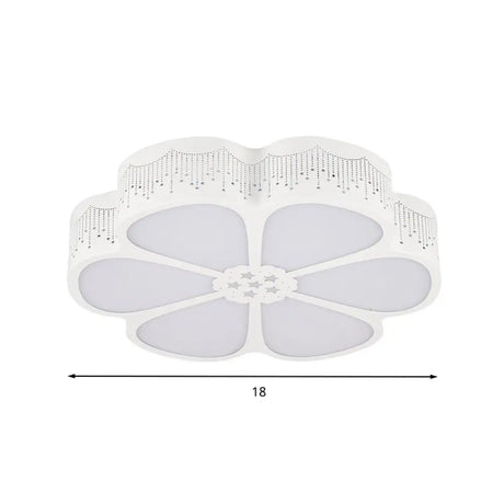 Cartoon Flower Led Ceiling Light For Kindergarten