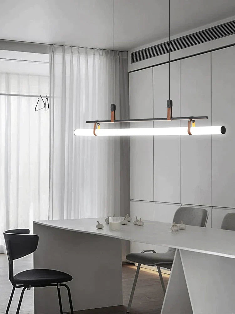 Casia V - Modern Linear LED Bar Pendant Lamp For Dinning Room Kitchen Office Space pendant Light