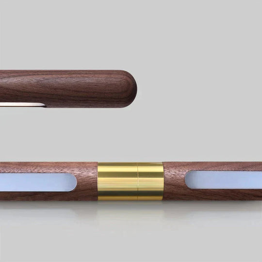 Claudo Linear Nordic Black Walnut LED Solid Wood Pendant Lights pendant Light