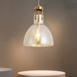 Cognac Glass Pendant: Modern Drop Ceiling Lamp Ideal For Dining Room Suspension