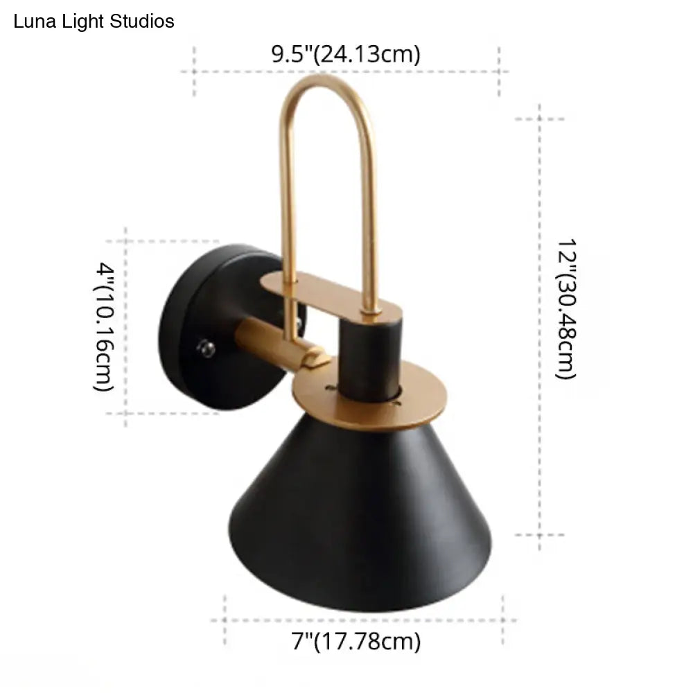 Colorful Macaroon Style Wall Mount Sconce Light For Hotel Bedrooms