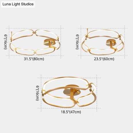 Contemporary Acrylic Ceiling Mount Chandelier - Sphere Semi Flush Lights For Living Room