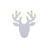 Contemporary Black And White Antler Led Sconce