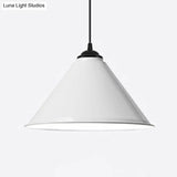 Contemporary 12/16 Inch Wide Cone Metal Suspension Lamp: Elegant 1-Bulb Hanging Light For Dining