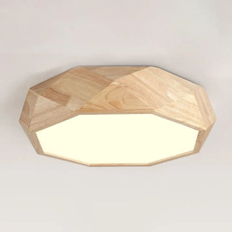 Contemporary Diamond Flush Mount Bedroom Ceiling Light