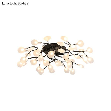Contemporary Firefly Flush Mount Led Ceiling Light For Living Rooms