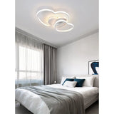 Contemporary Heart Design Flush Mount Light Fixture - Metal Ceiling