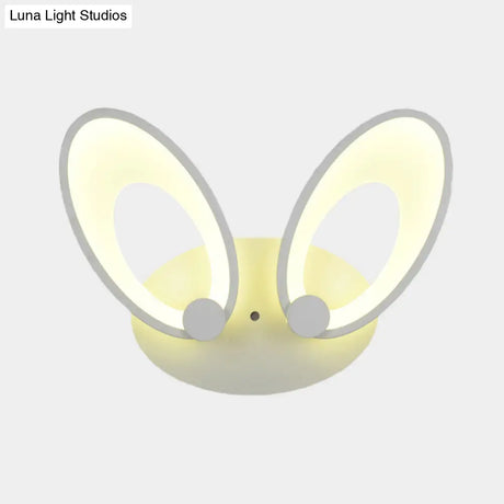 Contemporary Led Acrylic Wall Sconce Light Fixture - White Finish Warm/White Perfect For Corners