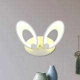 Contemporary Led Acrylic Wall Sconce Light Fixture - White Finish Warm/White Perfect For Corners /