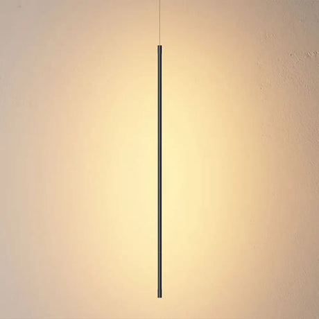 Contemporary Led Black Metal Pendant Light - Stylish Ceiling Suspension Lamp / Warm