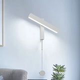 Contemporary Metal Led Rotatable Wall Sconce - Warm Light Lamp White / 8