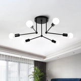 Contemporary Metal Linear Semi-Flush Ceiling Light – Ideal For Kid’s Bedroom And Living Room 6