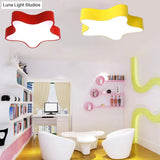 Contemporary Star Ceiling Light For Boys And Girls Bedroom