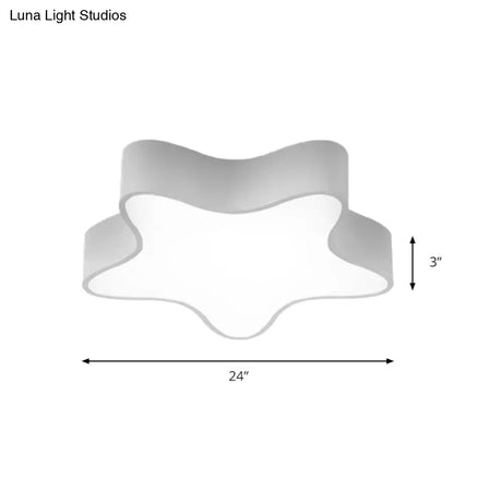 Contemporary Star Ceiling Light For Boys And Girls Bedroom