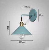 Copper Wall Lamp Nordic Macaron Color Childrens Room Bedside Creative Personality Lamps