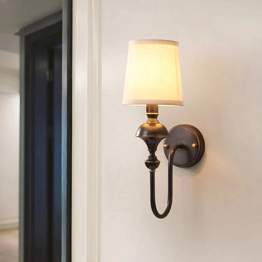 Copper Wall Lamp Simple European Living Room Background Bedroom Bedside Nordic Creative Aisle Lamps