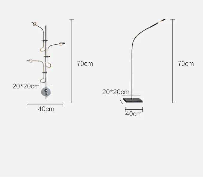 Creative Background Wall Sunset Atmosphere Lamp Floor Lamps