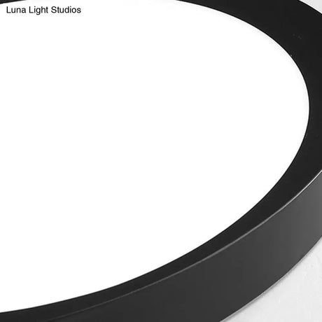 Creative Led Fish Flushmount Ceiling Lamp For Kindergarten Bathrooms - Acrylic Oval Design