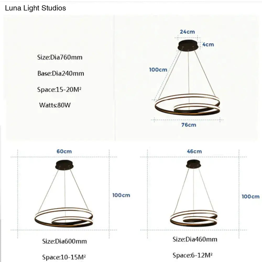 Creative Modern LED Pendant Lights For Living Room Dining Room Bedroom Pendant