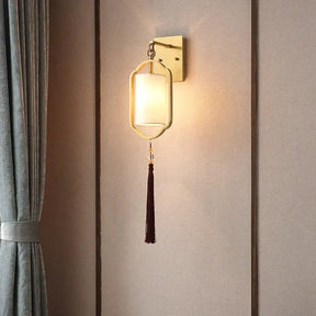 Creative Wall Lamp Bedroom Bedside Lamp Background Copper Wall Lamp Copper / Without a light source Copper Wall Lamps