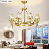 Crystal Pendant Chandelier With Farmhouse Charm And Hoop Design