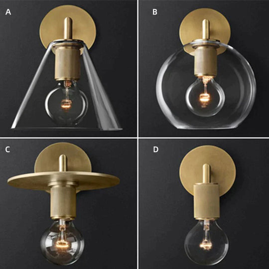 Darlene | Gold Wall Sconce Lamp