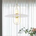 Designer Style White Glass Orb Chandelier: Elegant 2-Light Kitchen Hanging Lamp With Oval Frame