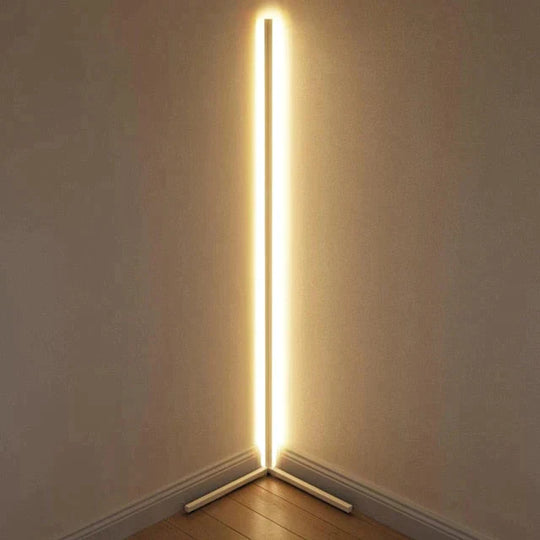Dimming Black White Floor Lamp Modern Rgb Remote Led Lamps Standing Simple Corner Standing Light