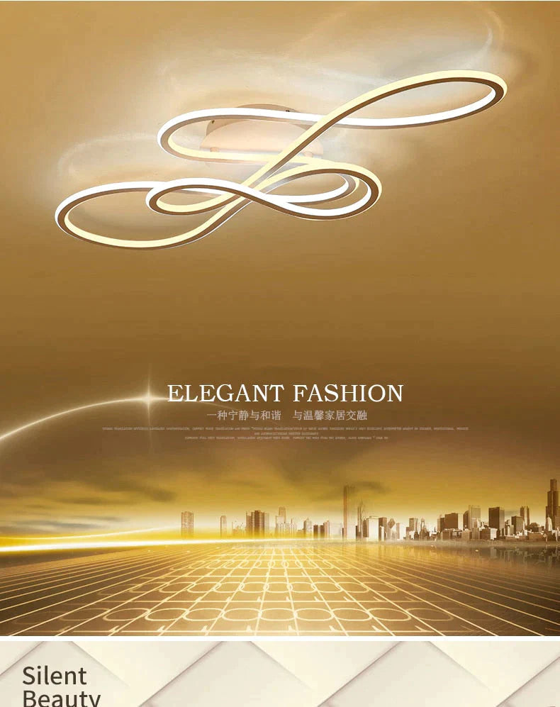 Double Glow Modern Led Ceiling Lights For Living Room Bedroom Lamparas De Techo Dimming Lamp