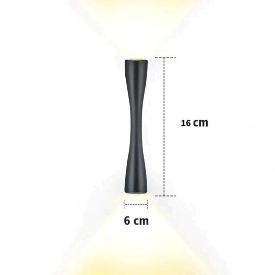 Elaine | Outdoor Waterproof Lamp Black 16cm / 6.2’’ / Warm White Outdoor Lighting