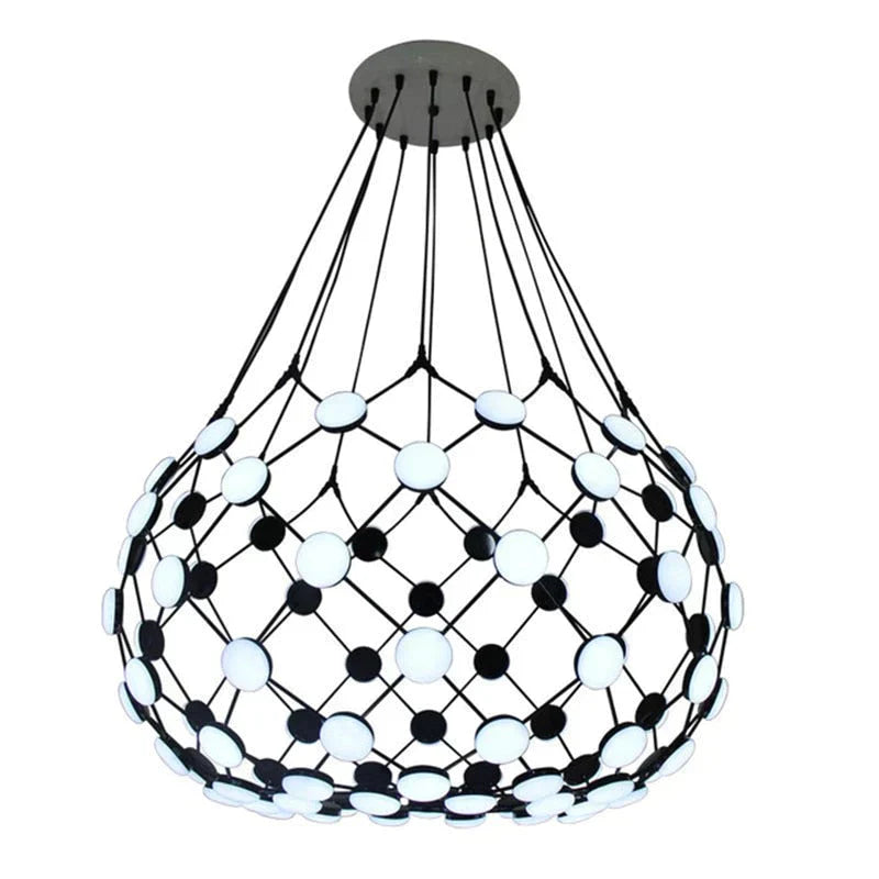 Ella - Postmodern Led Pendant Light For Villa Living Room Stairs Suspension 48 Lights / Dia 60Cm