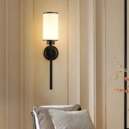 Full Copper Wall Lamp Simple Classic Bedroom Led Head Tv Background Stairwell Lamps