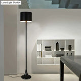 Gentleman Floor Lamp Creative Simple Living Room Hotel Bedside Post Modern Iron Night Large / Black