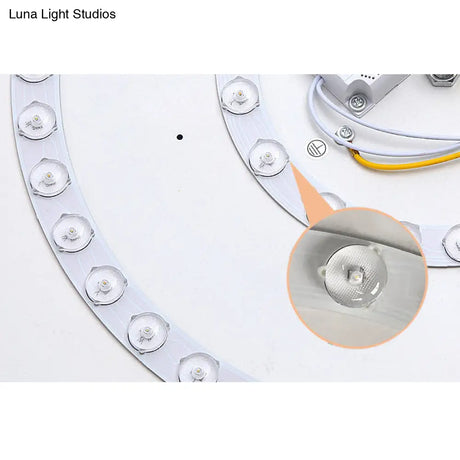 Giraffe Themed Acrylic Flush Ceiling Light For Kid’s Bedroom