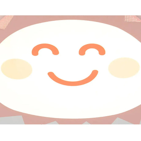Happy Cartoon Sun Flush Mount Light: Fun & Gentle Led Ceiling Light For Kindergarten