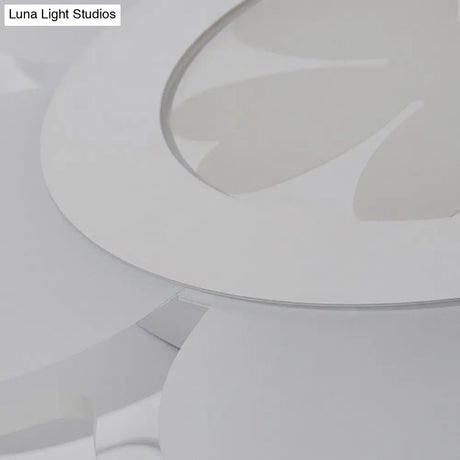 Heart - Shaped Petal Ceiling Light With Led Flush Mount For Kid’s Room