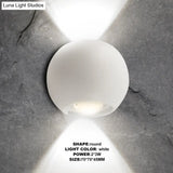 Indoor Lighting Led Wall Lamp Ip65 Waterproof & Outdoor Aluminum Light Surface Mounted Cube Garden