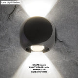 Indoor Lighting Led Wall Lamp Ip65 Waterproof & Outdoor Aluminum Light Surface Mounted Cube Garden