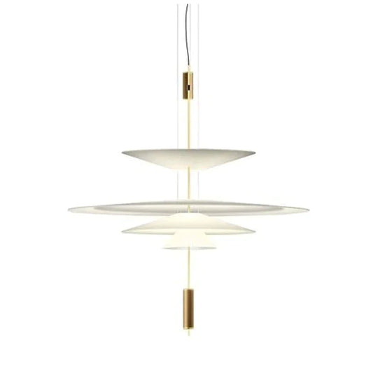 Josie - Nordic Ballet Skirt Led Pendant Light 4Layer Gold / Cold White