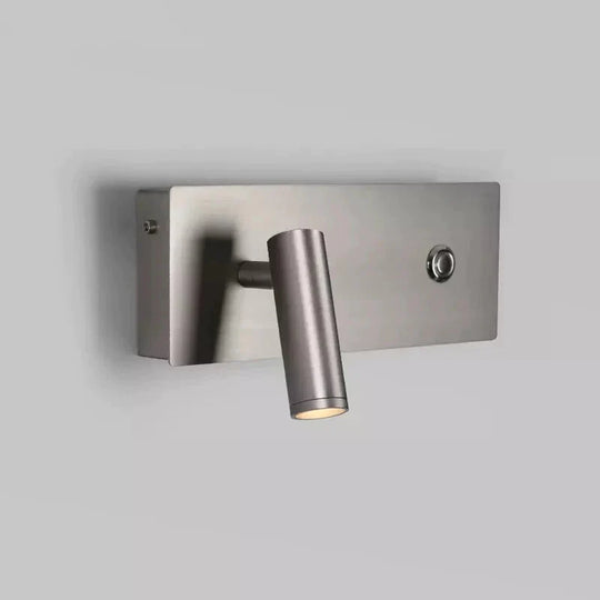 Kane | Nickel LED Dimmable Reading Wall Light