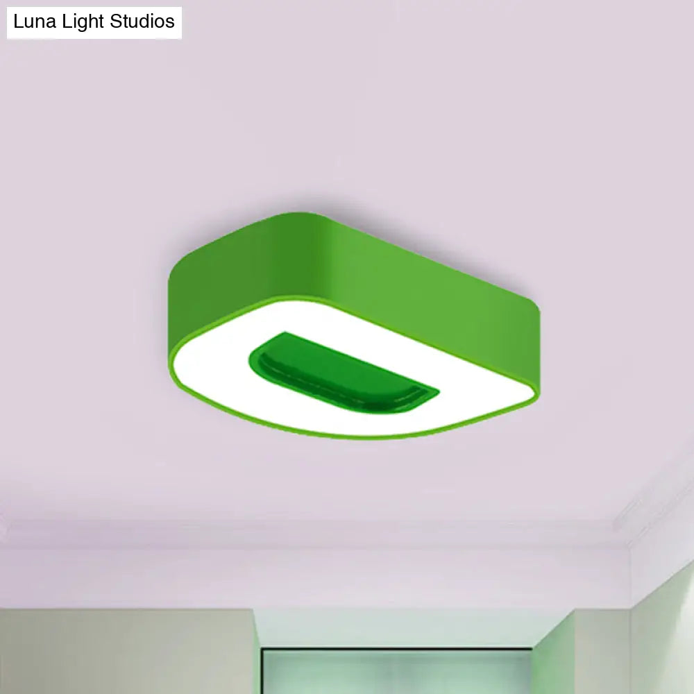 Kid’s Led Candy Colored Ceiling Light For Kindergarten: Brighten Up The Classroom