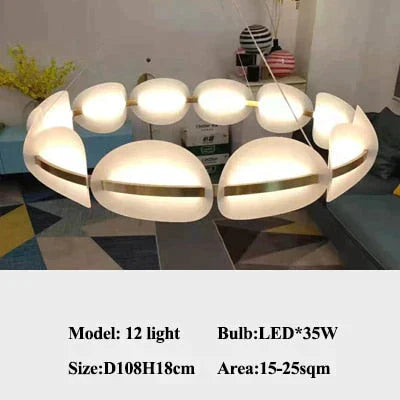 Lavella - Petal Shaped Chandelier