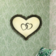 Led Bedroom Wall Sconce With Heart-Shaped Crystal Shade In Warm/White Light - Simple & Chic Lighting