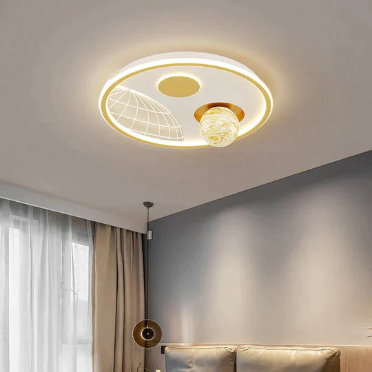 LED Ceiling Lamp Glass Living Room Lamp Dining Room Bedroom Modern Simple Lamp Ceiling